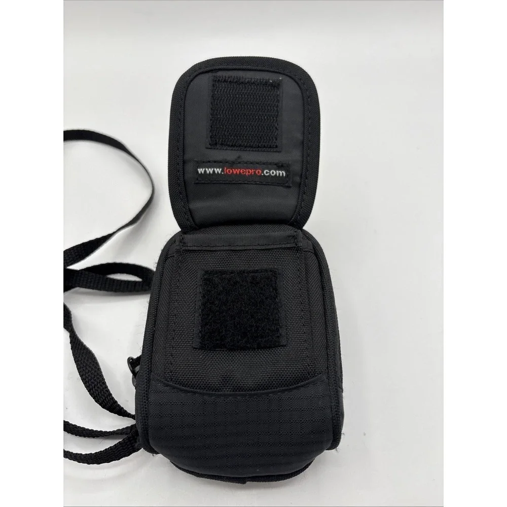 Lowepro Ridge 10 Black Digital Camera Bag Case Strap Hook/Latch Zipper